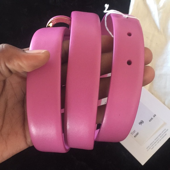 Pink & Gold Salvatore Ferragamo Women Belt