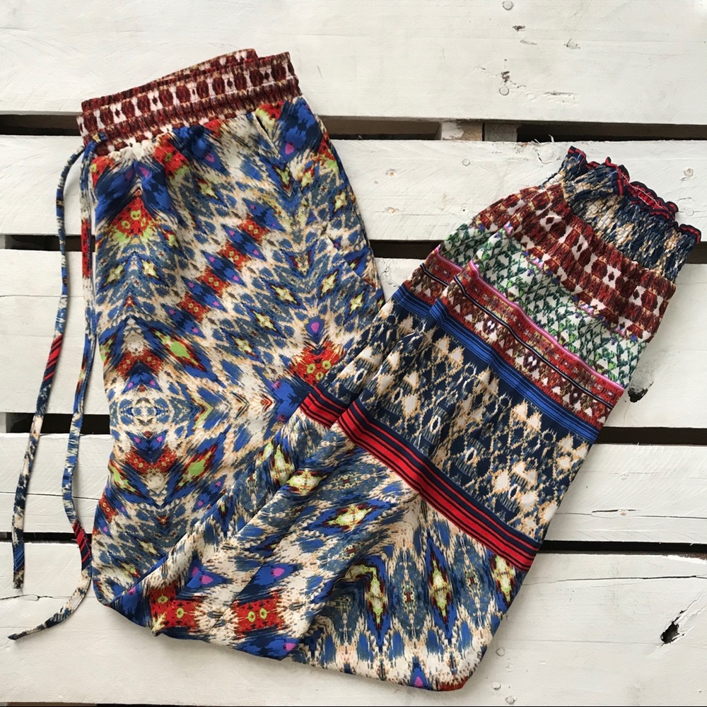 Printed Polyester Joggers