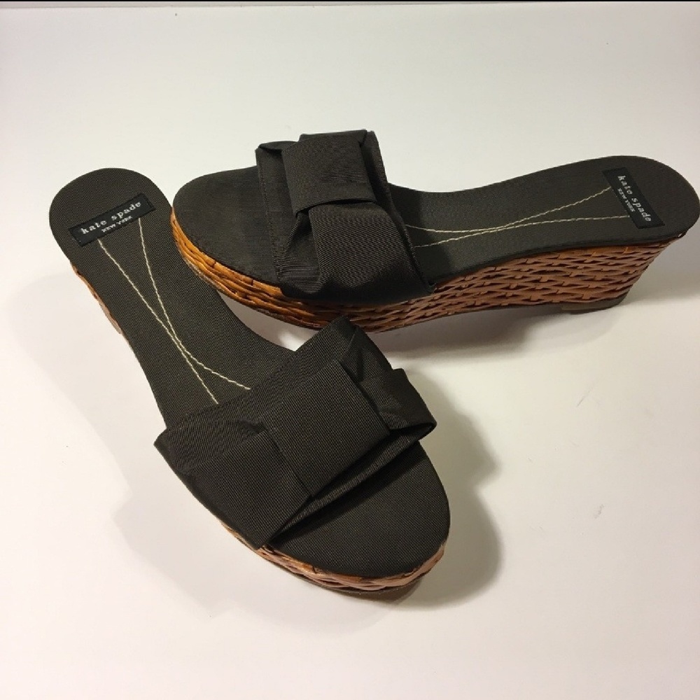 SOLD Beautiful Kate Spade Bow Wedges