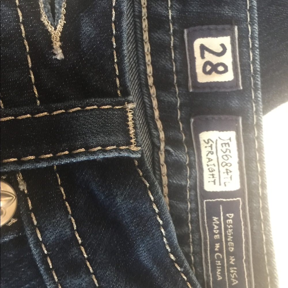 Miss Me size 28 JE5684TL straight