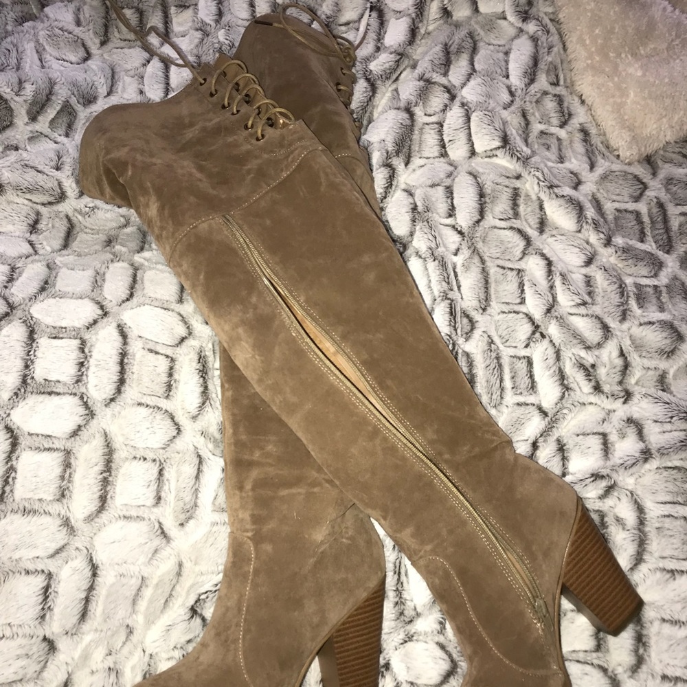 OTK SUEDE LACEUO BOOTS