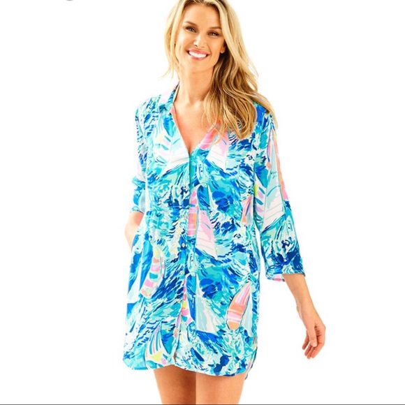 lilly pulitzer beach cover up