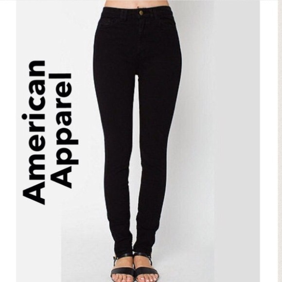 American Apparel Denim - American Apparel High-Waist Jean With Burton Fly