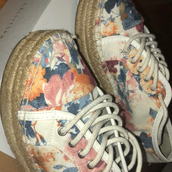 🌺Floral high wedge canvas 👟 - Picture 5 of 5