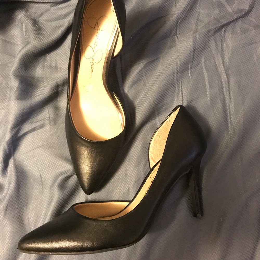 Jessica Simpson Black Heels