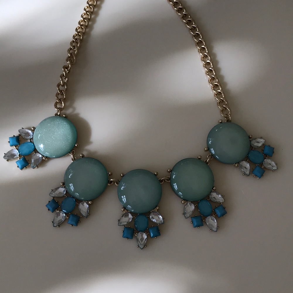 Blue Statement Necklace