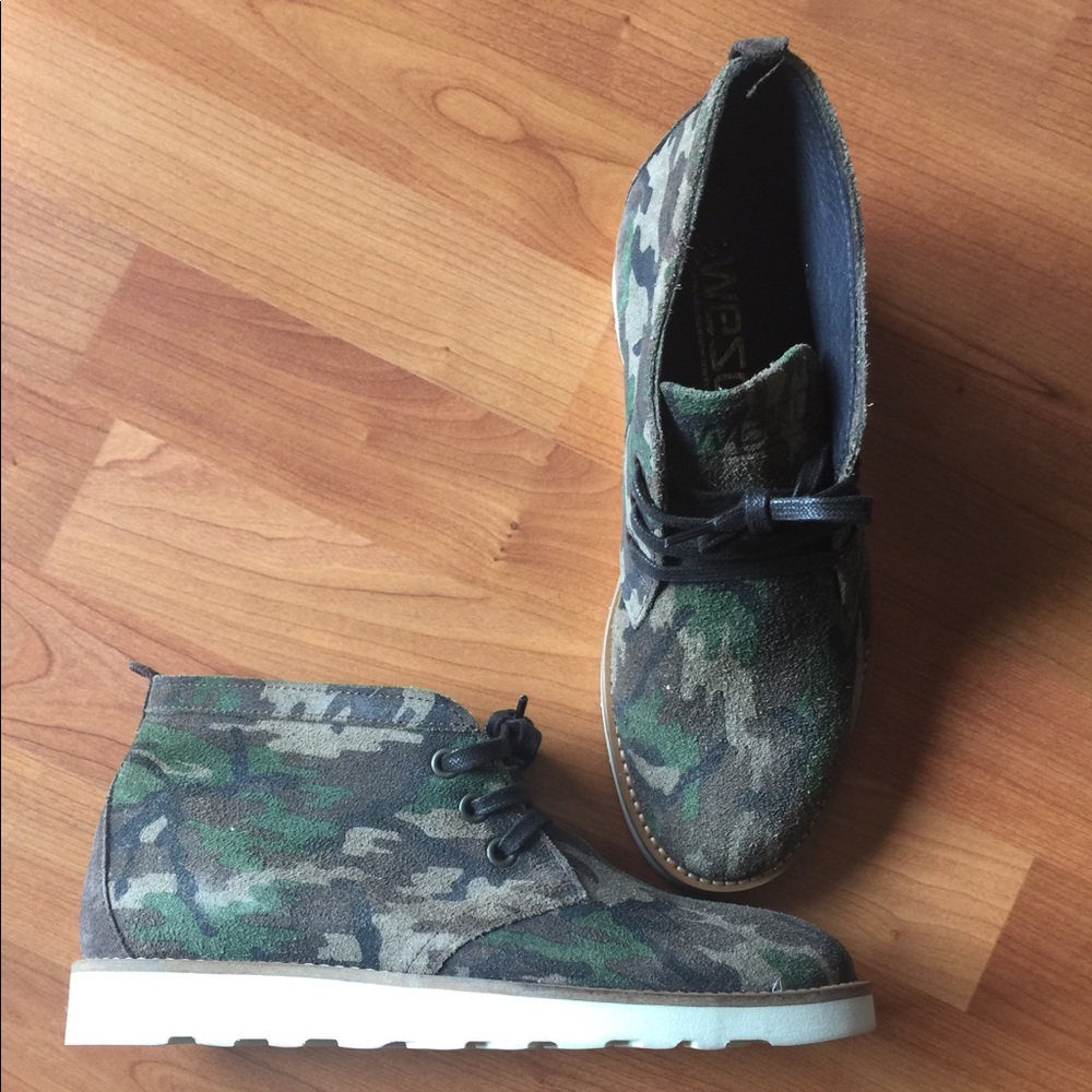 New Wesc “Lawrence” Camouflage army shoes