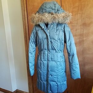 Eddie Bauer long down puffer size small