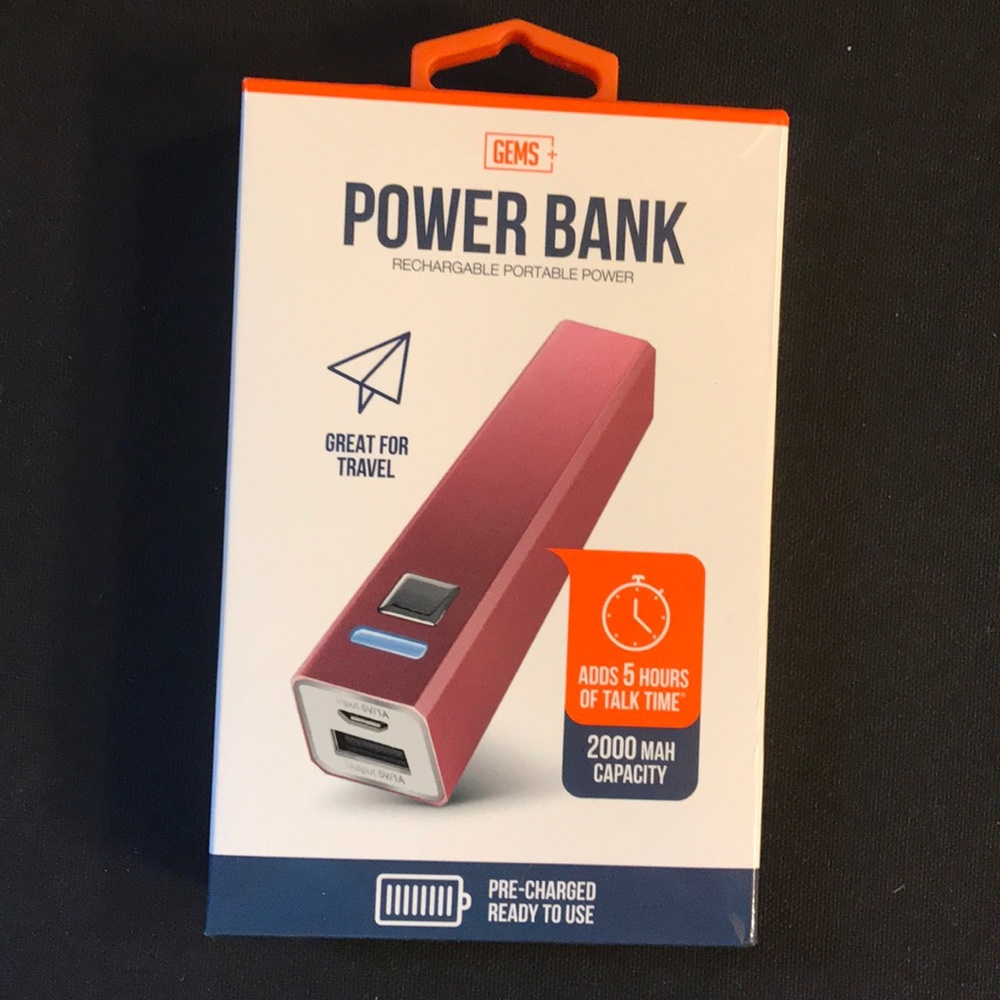 Power Bank - Rechargeable portable power!
