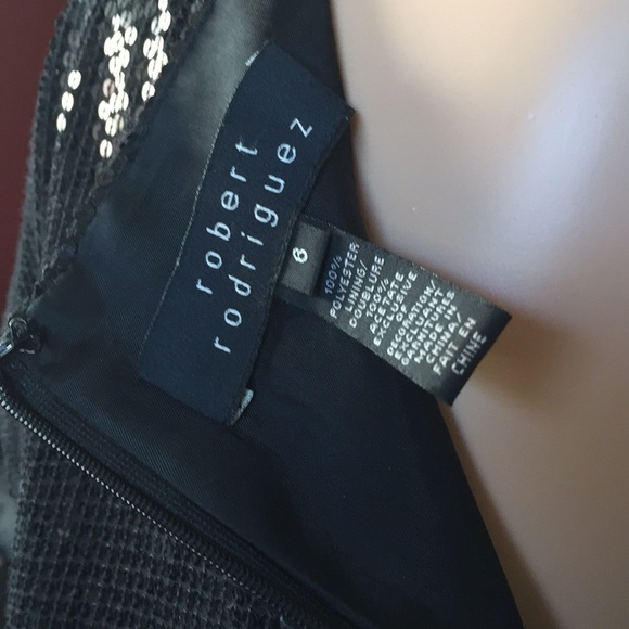 ROBERT RODRIGUEZ SEQUIN SHIFT MINI DRESS - Picture 4 of 6