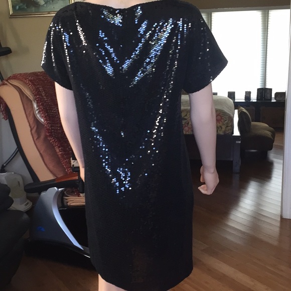 ROBERT RODRIGUEZ SEQUIN SHIFT MINI DRESS - Picture 5 of 6