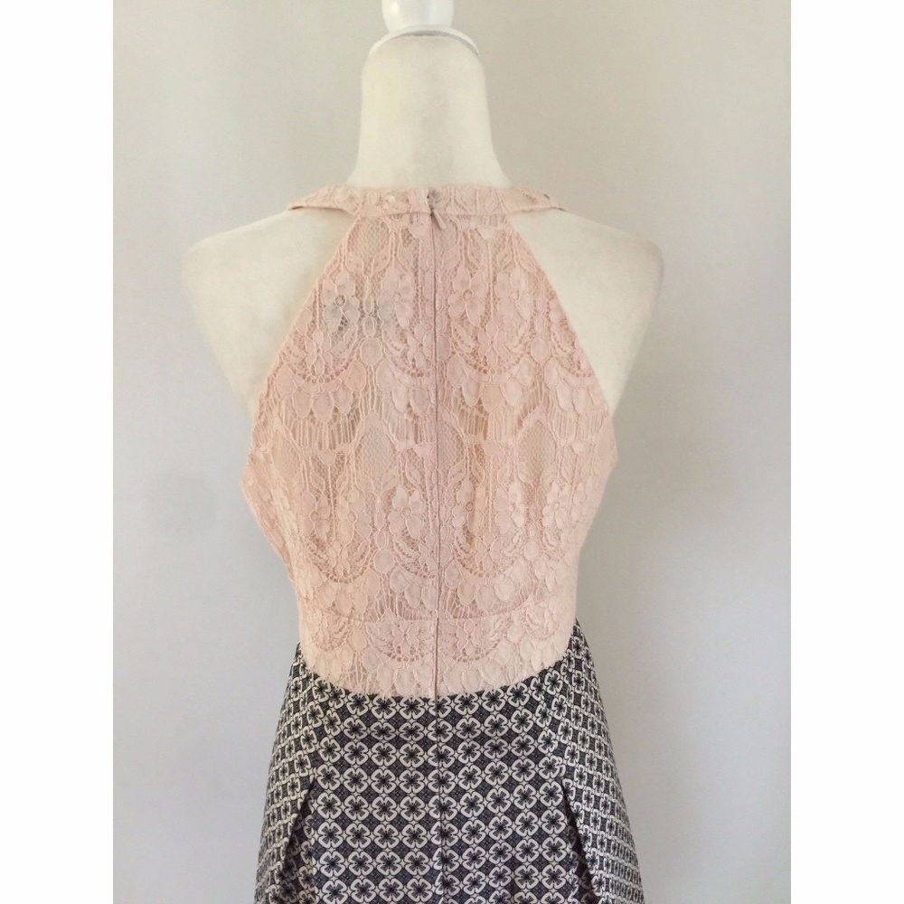 Lovely by Adrianna Papell Pink Blush Lace Dress - Picture 4 of 8