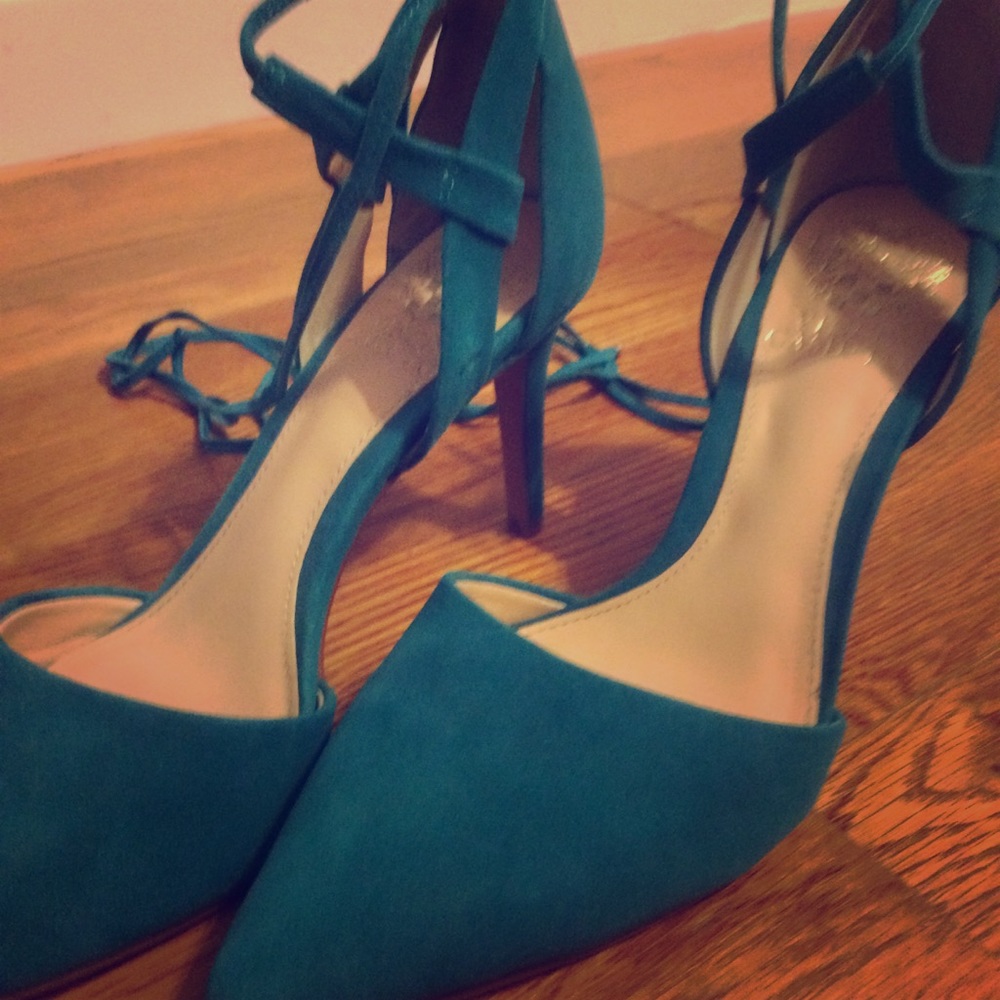 Strappy team heels