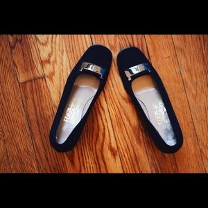 Salvatore Ferragamo vintage black heels