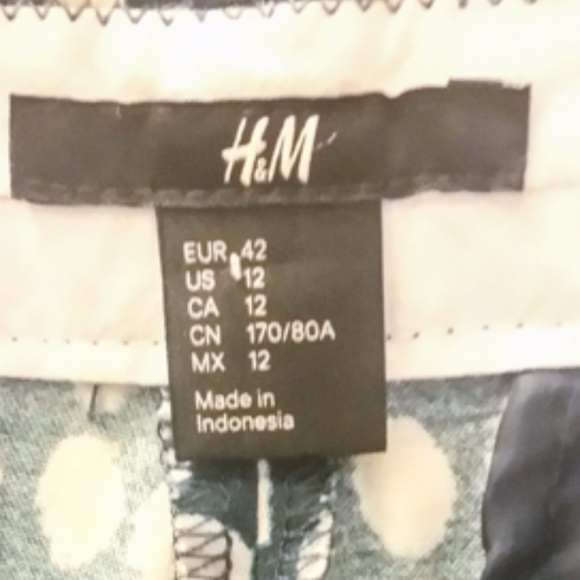 H&M Ikat Dots slim Pants Excellent Cond. SO CUTE - Picture 4 of 4