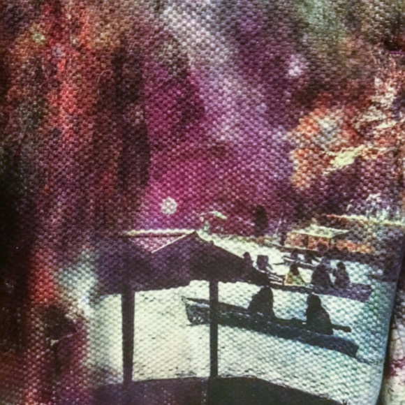 Zara Gorgeous printed cotton pants Excellent Cond. - Picture 3 of 4