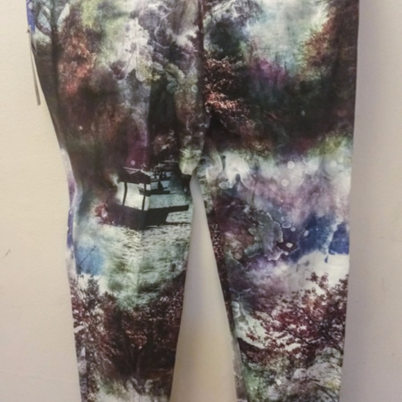 Zara Gorgeous printed cotton pants Excellent Cond. - Picture 4 of 4