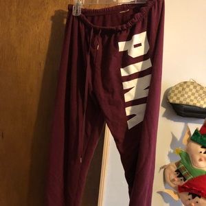 VS Pink Sweatpants NWOT