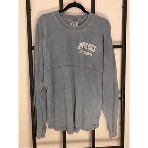 Myrtle Beach US Vintage Blue Oversized Long Sleeve