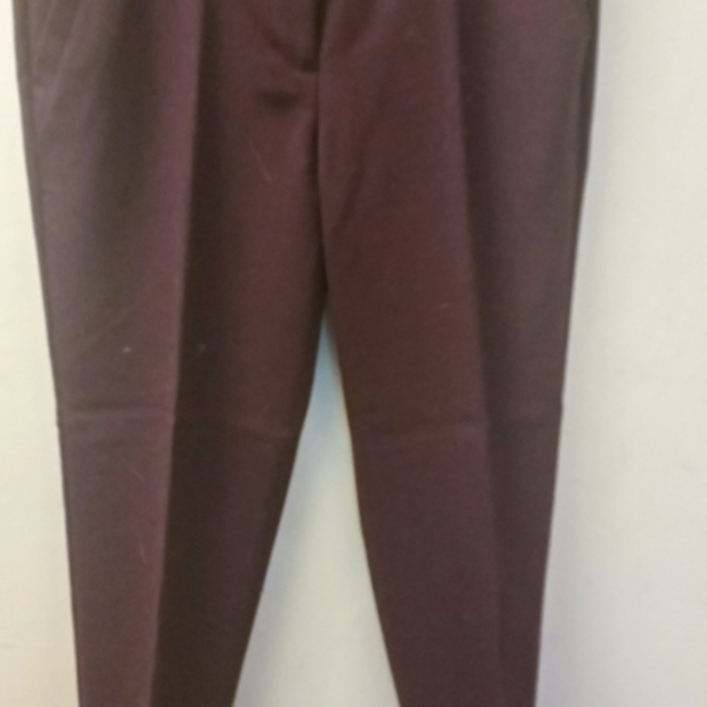 Loft Marisa Fit Burgundy/Purple Slim Dress Pants
