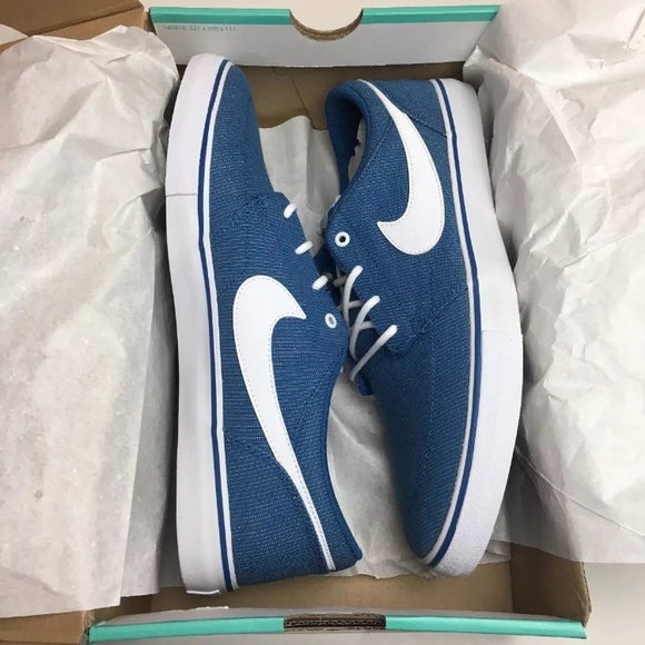 NIB Nike SB Portmore II Mens Shoes Sneakers Blue - Picture 6 of 8