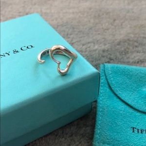 Tiffany and Co. Elsa Peretti Open Heart Ring