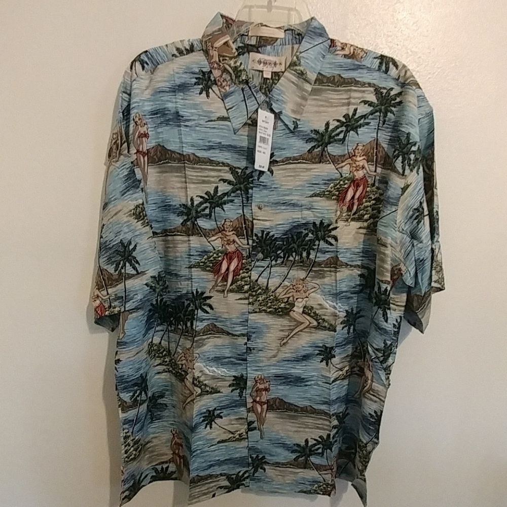 NWT CAMPIA MENS CASUAL SHIRT SIZE XXL
