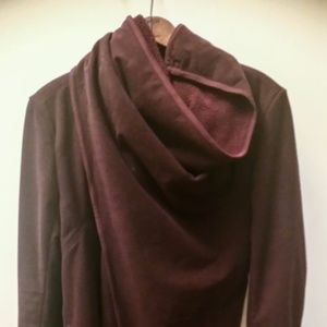 Lululemon Faux Shearling Draped Jacket $295