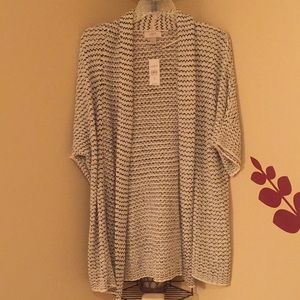 Small Loft Cardigan fits big