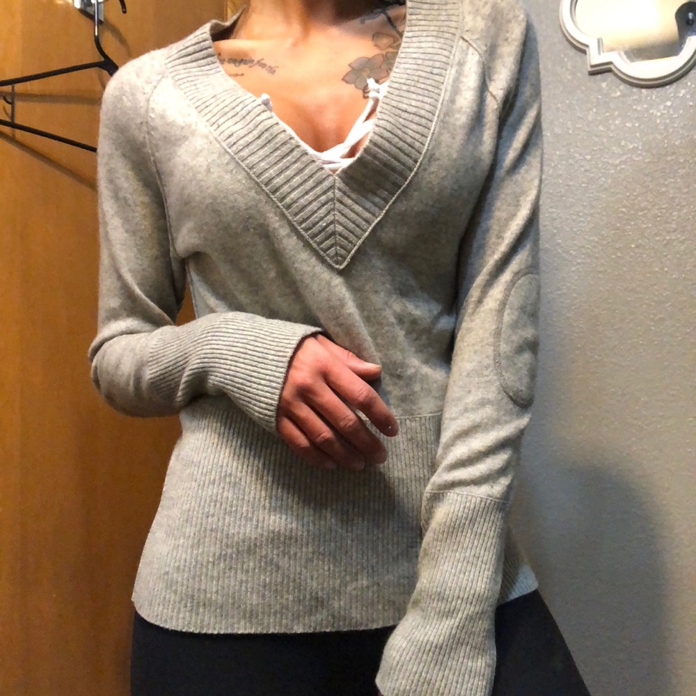 V-neck cozy sweater