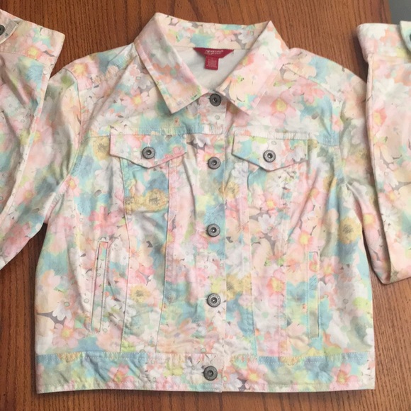 pastel jean jacket
