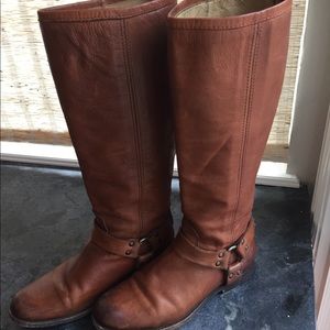 Frye riding boots, Back ZIP 8
