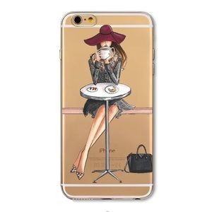 ⭐️GREAT DEAL⭐️ ☕️ 💄NEWSoftTPU “AU CAFÉ”Phone Case