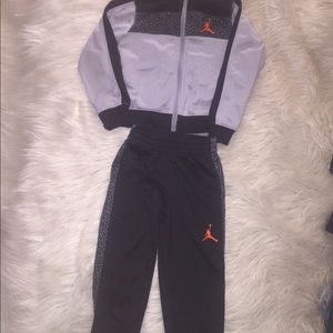 Jordan two piece track suit