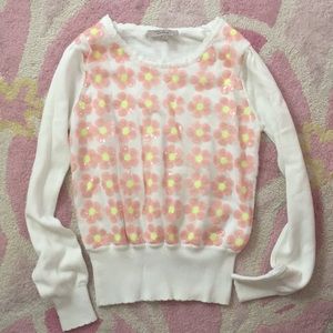 DARLING Molly sequin sweater jumper XS