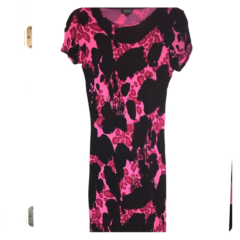 TOPSHOP size 6 patterned dress