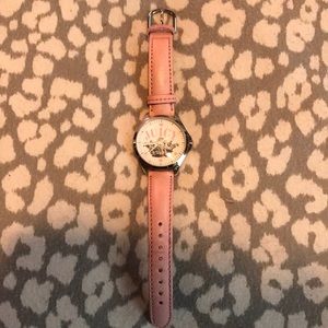 Juicy couture pink leather band watch authentic