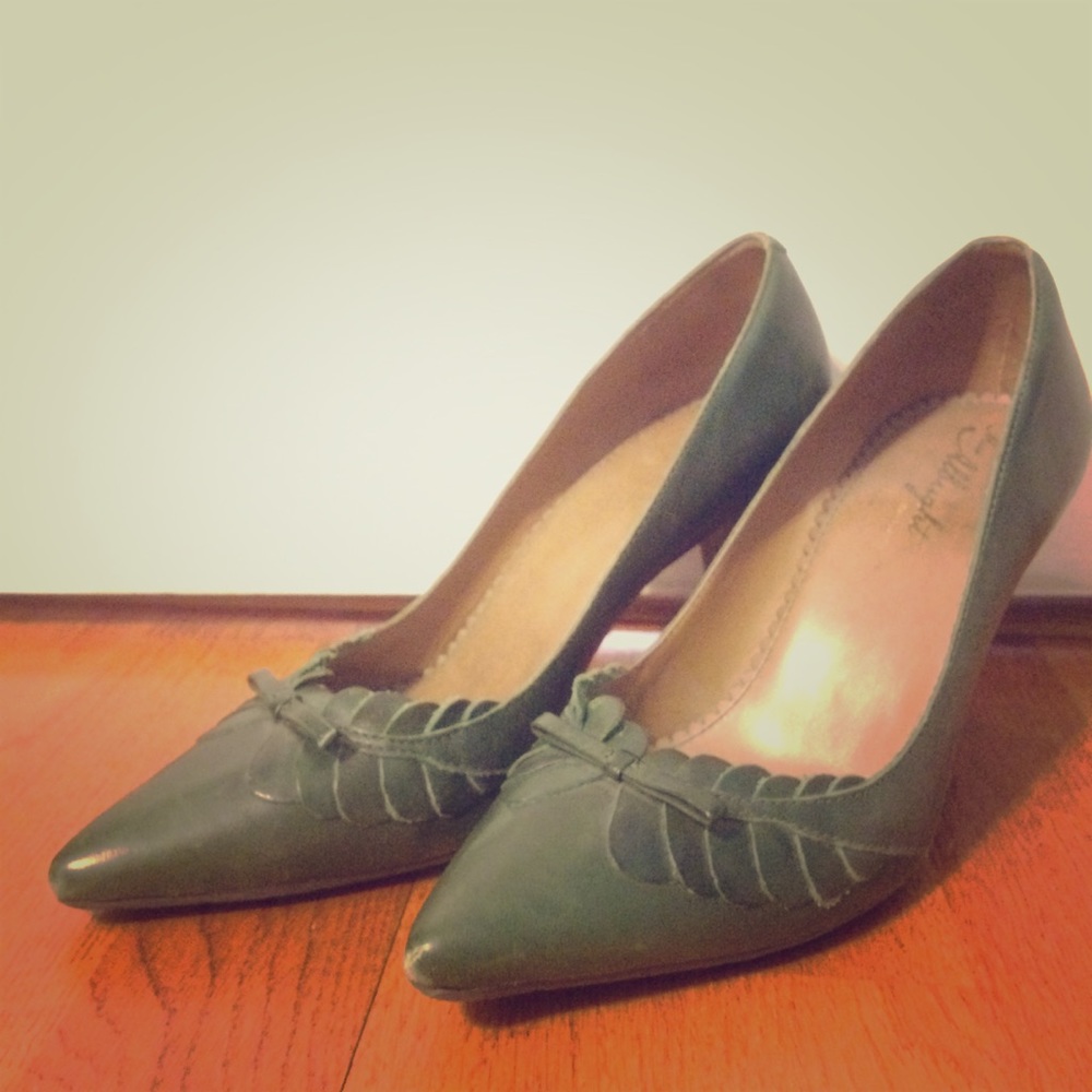 Anthropologie Olive High Heels