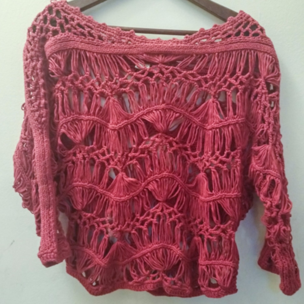 Anthropologie Crochet Sweater... Gorgeous