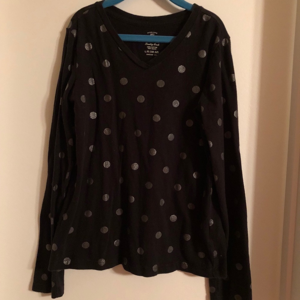 Black long sleeve shirt