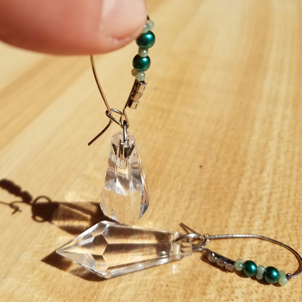 Diiva Earrings {Green}