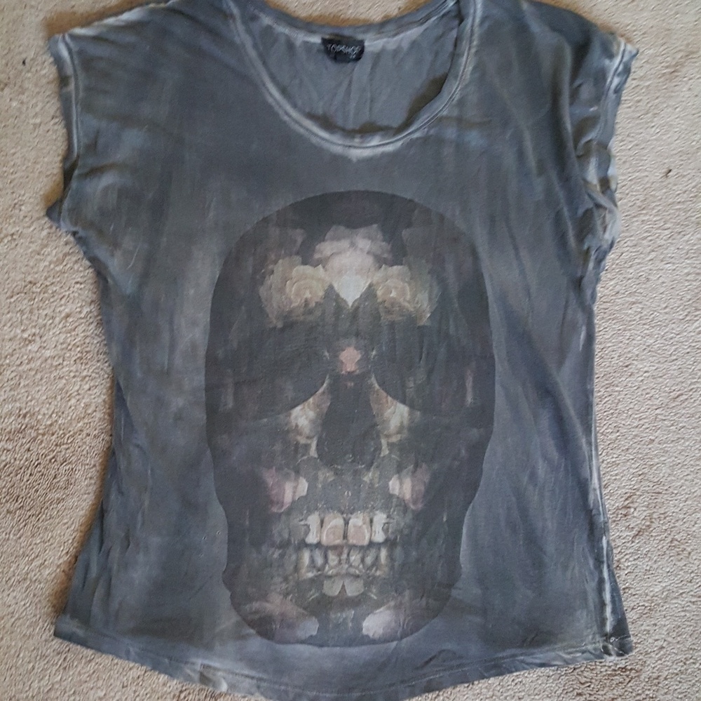 Topshop cool skull tee