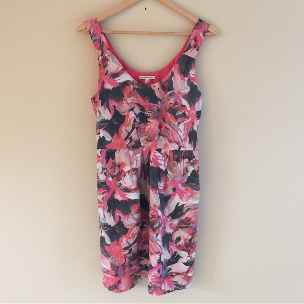 Madewell Broadway and Broome Floral Silk Dress