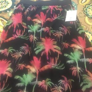 NWT small Lola LuLaRoe skirt midi tropic