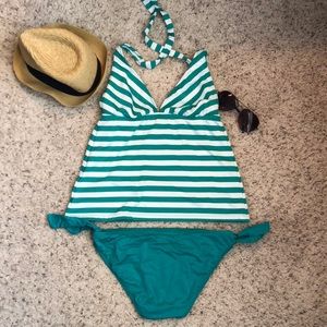 Mossimo Tankini Top & Botton Size M