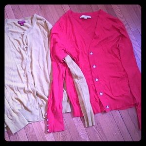 pair of cardigans