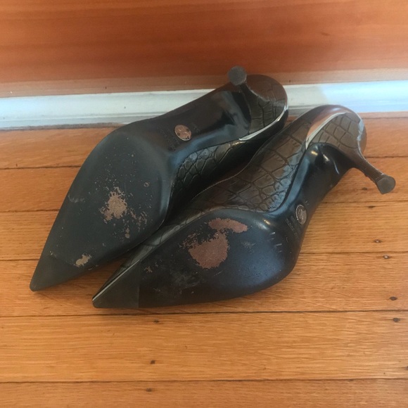 Dolce & Gabbana Croc Embossed Patent Leather Pump - Picture 6 of 7