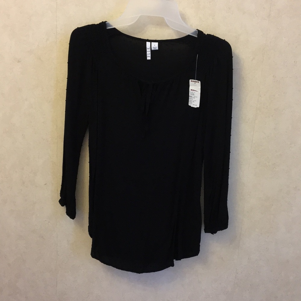 Women's black blouse
