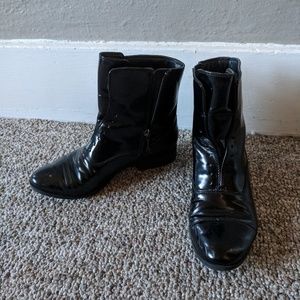 Forever 21 zip up boots