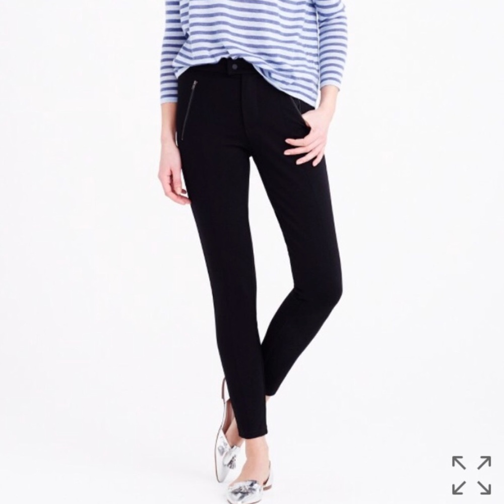 J. Crew Pixie Pant Front Zip & Button Closure - image 1